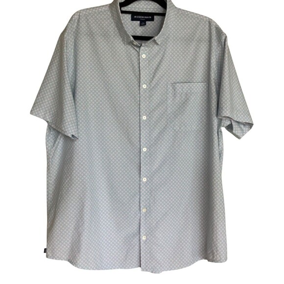 Mizzen + Main Leeward Shirt Mens XL Geometric Print Classic Fit Button Up Preppy - Picture 2 of 6